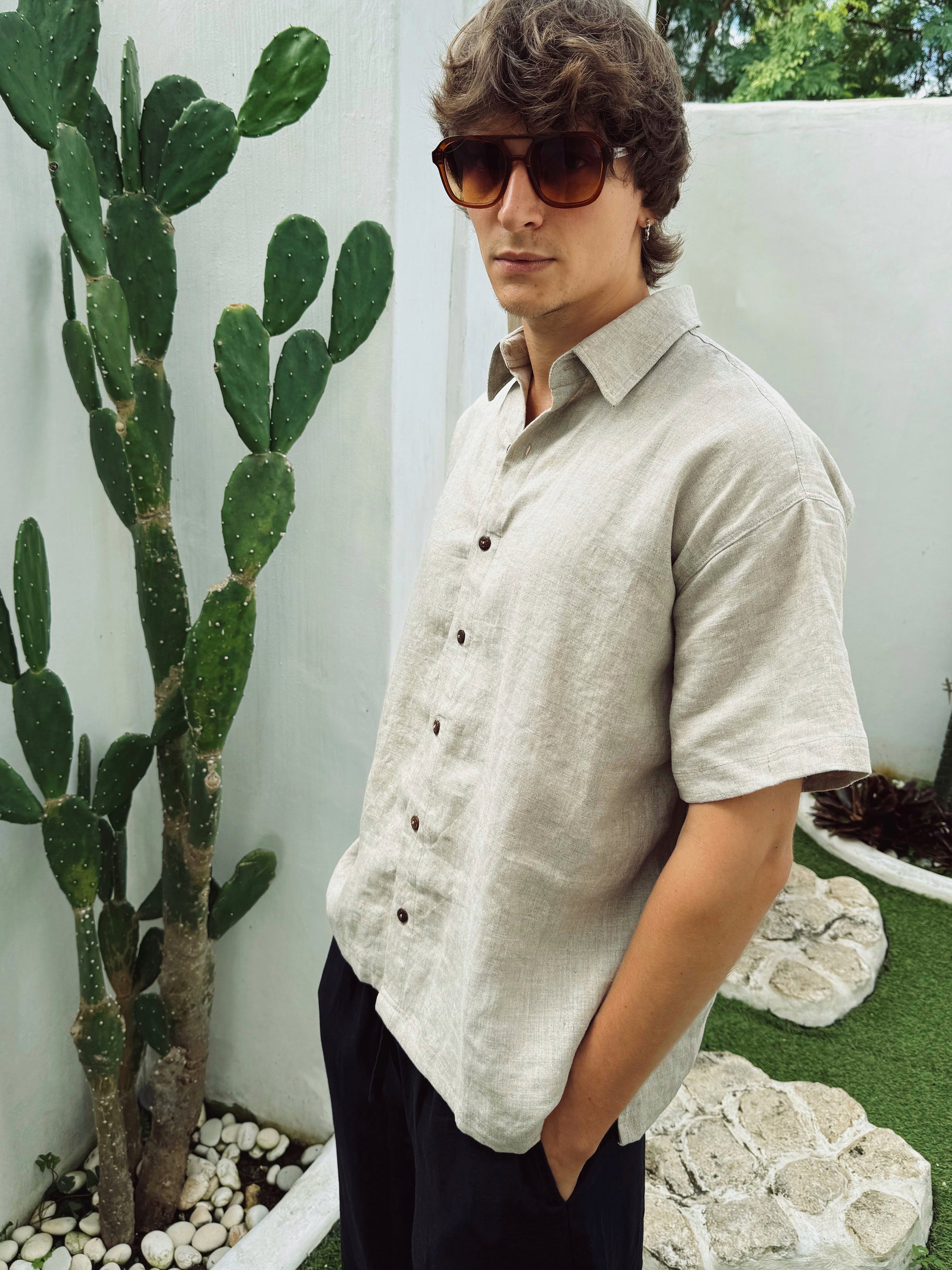 Sand Linen Shirt