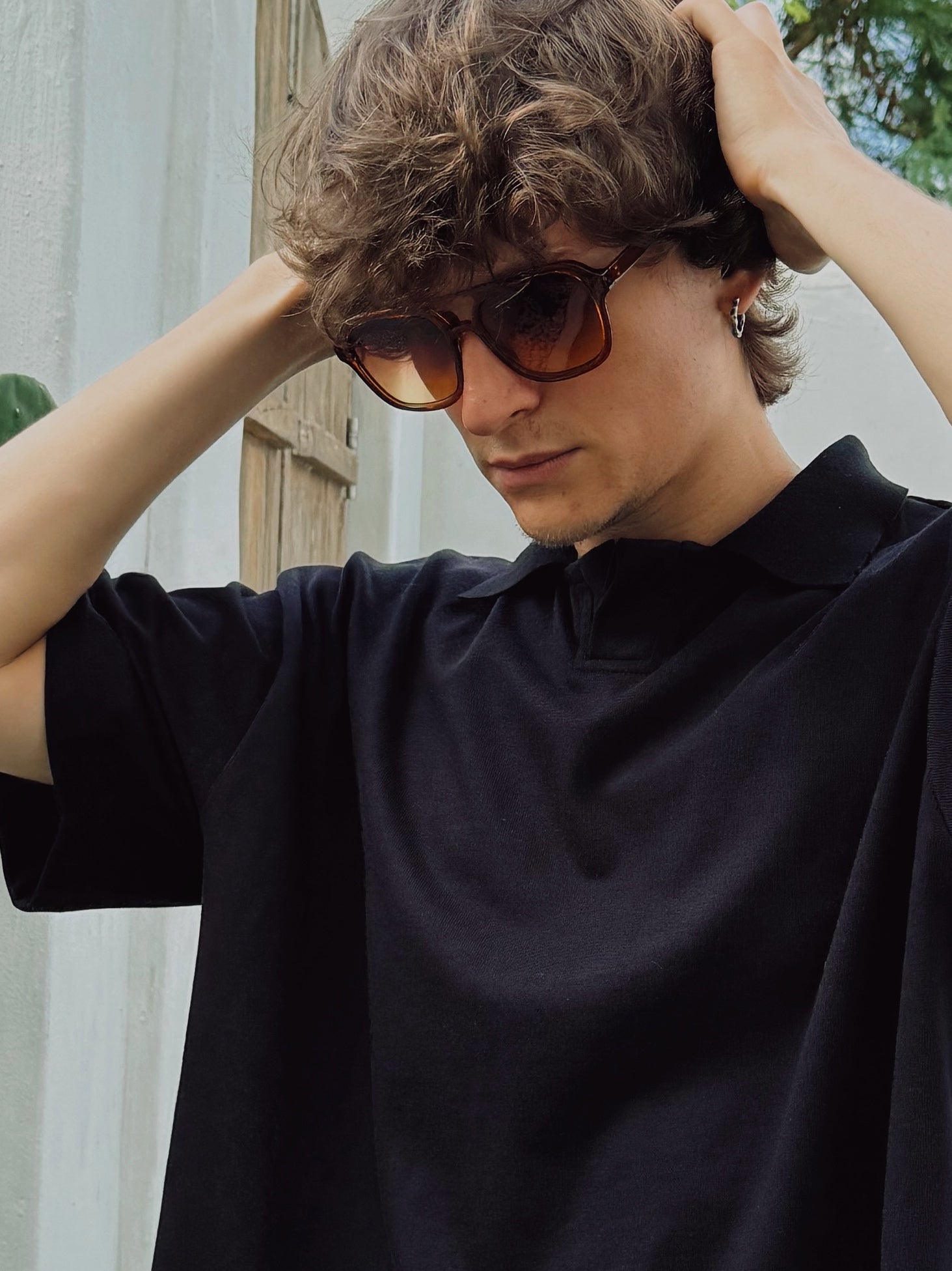Monogram Boxy Polo