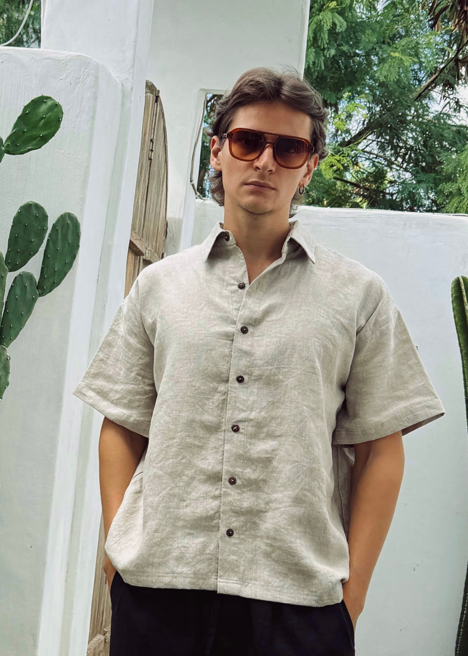 Sand Linen Shirt